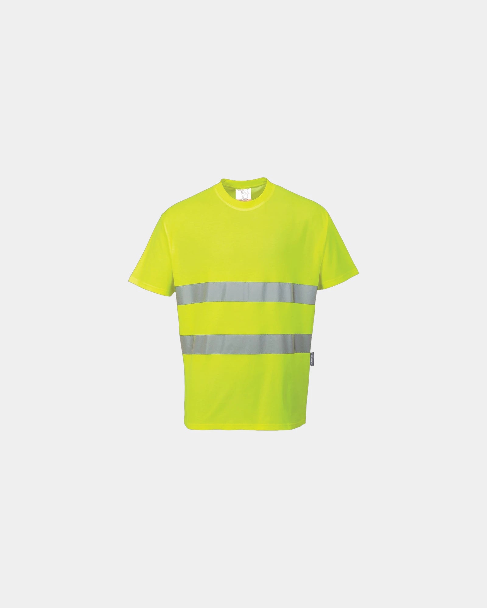 T-shirt coton respirant Hi-Cool à personnaliser - Jaune