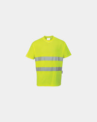 T-shirt coton respirant Hi-Cool à personnaliser - Jaune