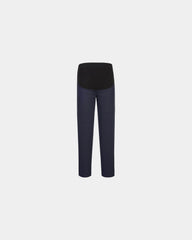 Pantalon stretch maternité à personnaliser - Noir-Bleu Ciel
