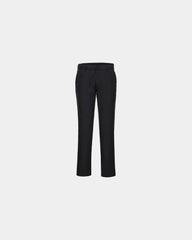 Pantalon chino femme stretch à personnaliser - Noir-Bleu Ciel