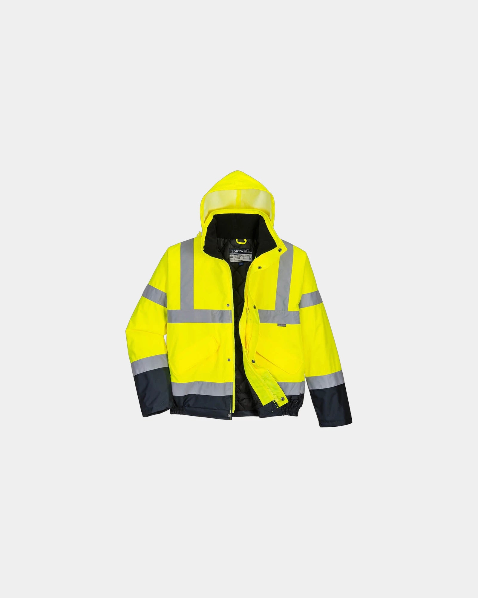 Blouson HV bicolore à personnaliser - Jaune-Bleu Marine
