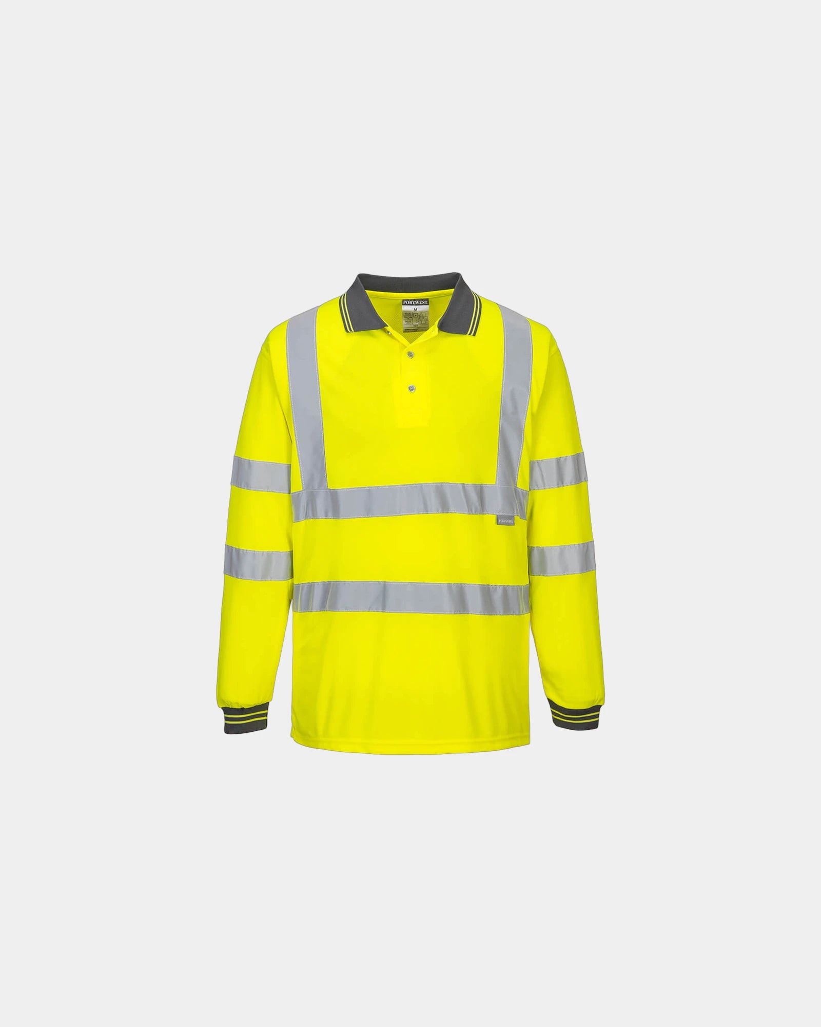 Polo maille nid d'abeille à personnaliser - Jaune