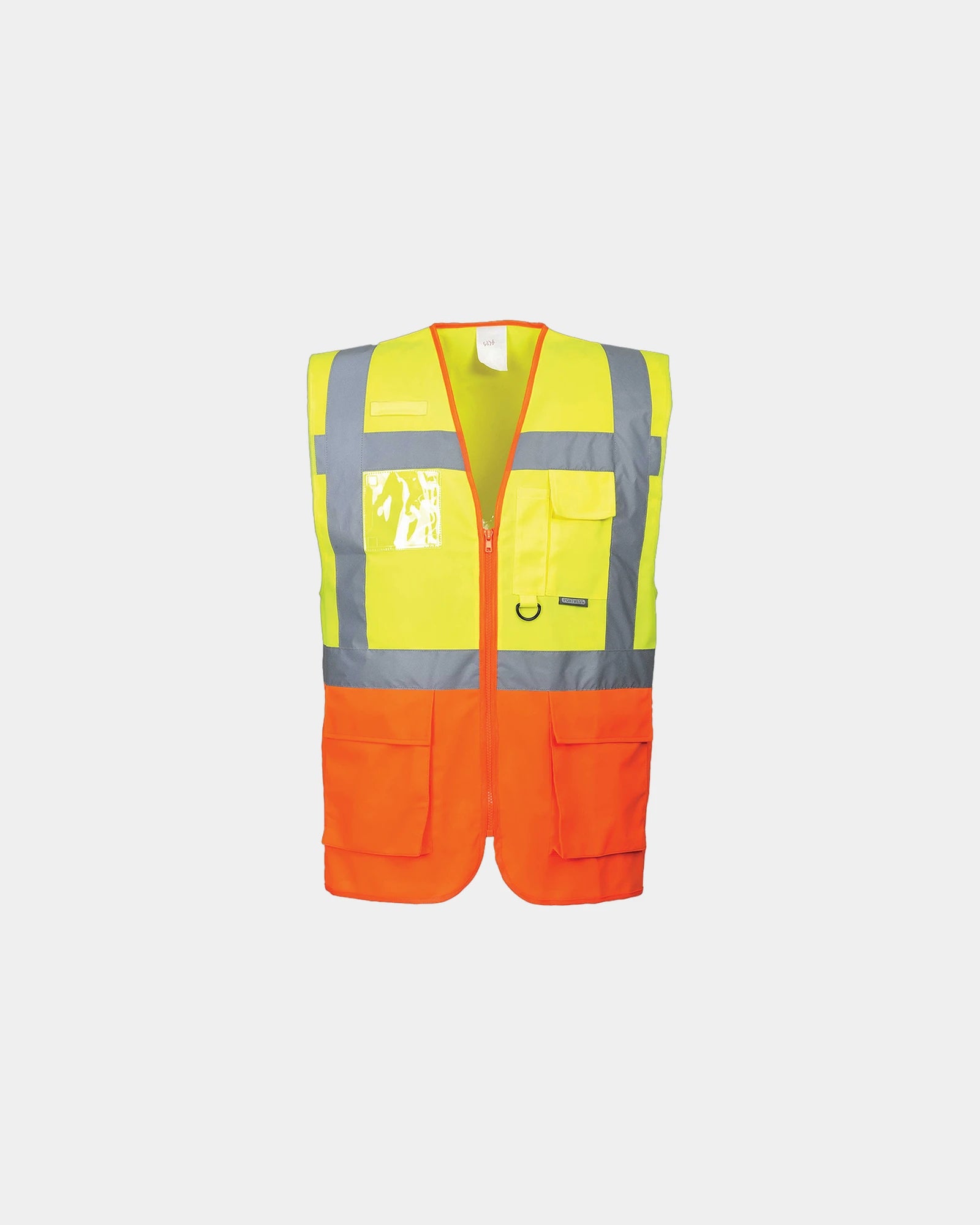 Gilet Executive Prague à personnaliser - Jaune-Bleu Marine