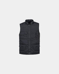 Gilet classique avec poches à personnaliser - Noir-Bleu Ciel