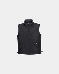 Gilet bodywarmer réversible polyester à personnaliser - Noir-Bleu Ciel