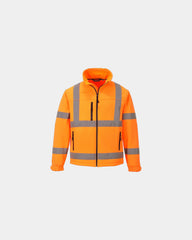 Veste Softshell Classic Hi-Vis à personnaliser - Orange