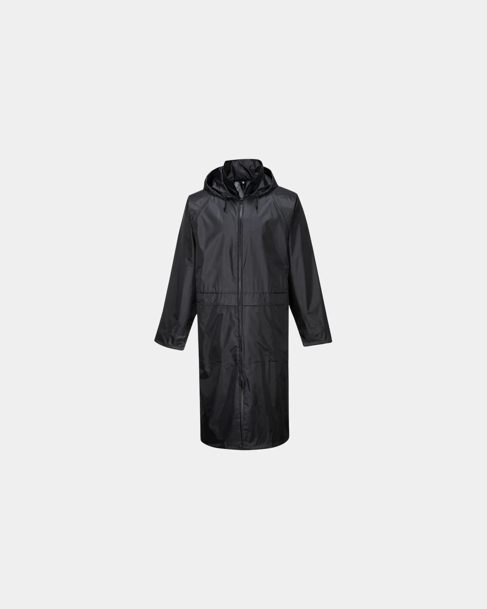 Manteau de pluie imperméable à personnaliser - Noir-Bleu Ciel