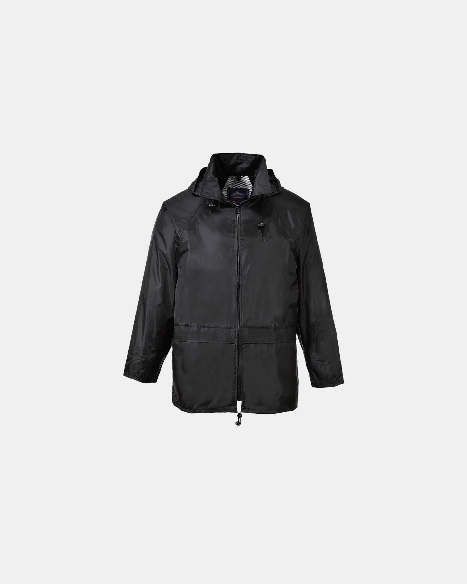 Veste de pluie Classic à personnaliser - Noir-Bleu Ciel