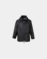 Veste de pluie Classic à personnaliser - Noir-Bleu Ciel