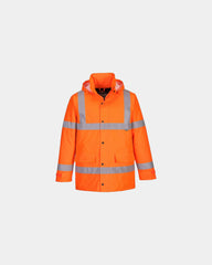 Parka imperméable Hi-Vis Traffic à personnaliser - Orange