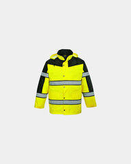 Parka HV bicolore à personnaliser - Jaune