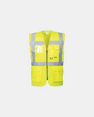 Gilet Hi-Vis Executive à personnaliser - Jaune