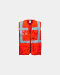 Gilet Hi-Vis Executive à personnaliser - Rouge