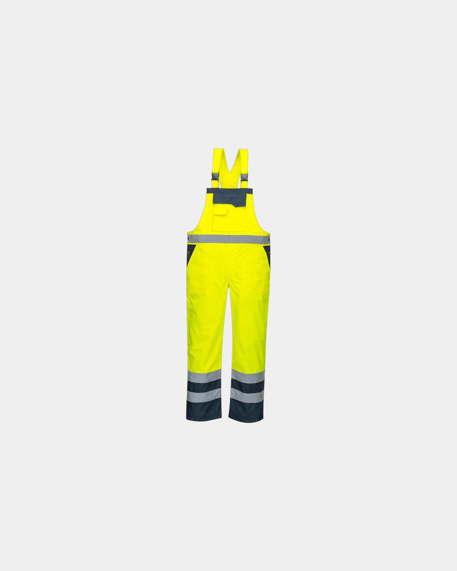 Cotte bicolore respirante à personnaliser - Jaune-Bleu Marine