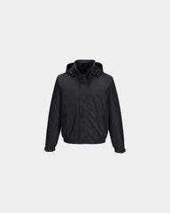 Blouson respirant étanche Calais à personnaliser - Noir-Bleu Ciel