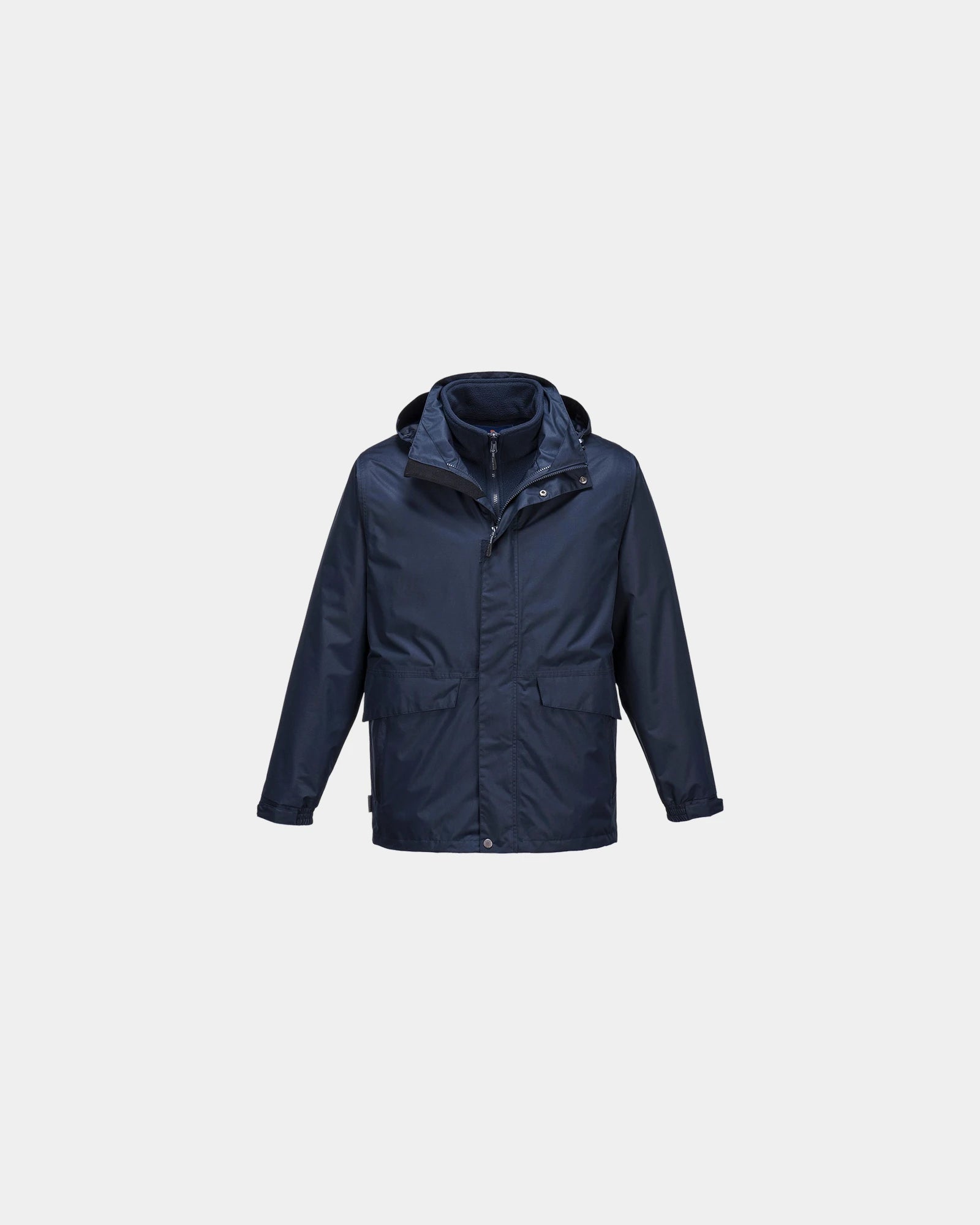Parka respirante 3 en 1 à personnaliser - Bleu Marine