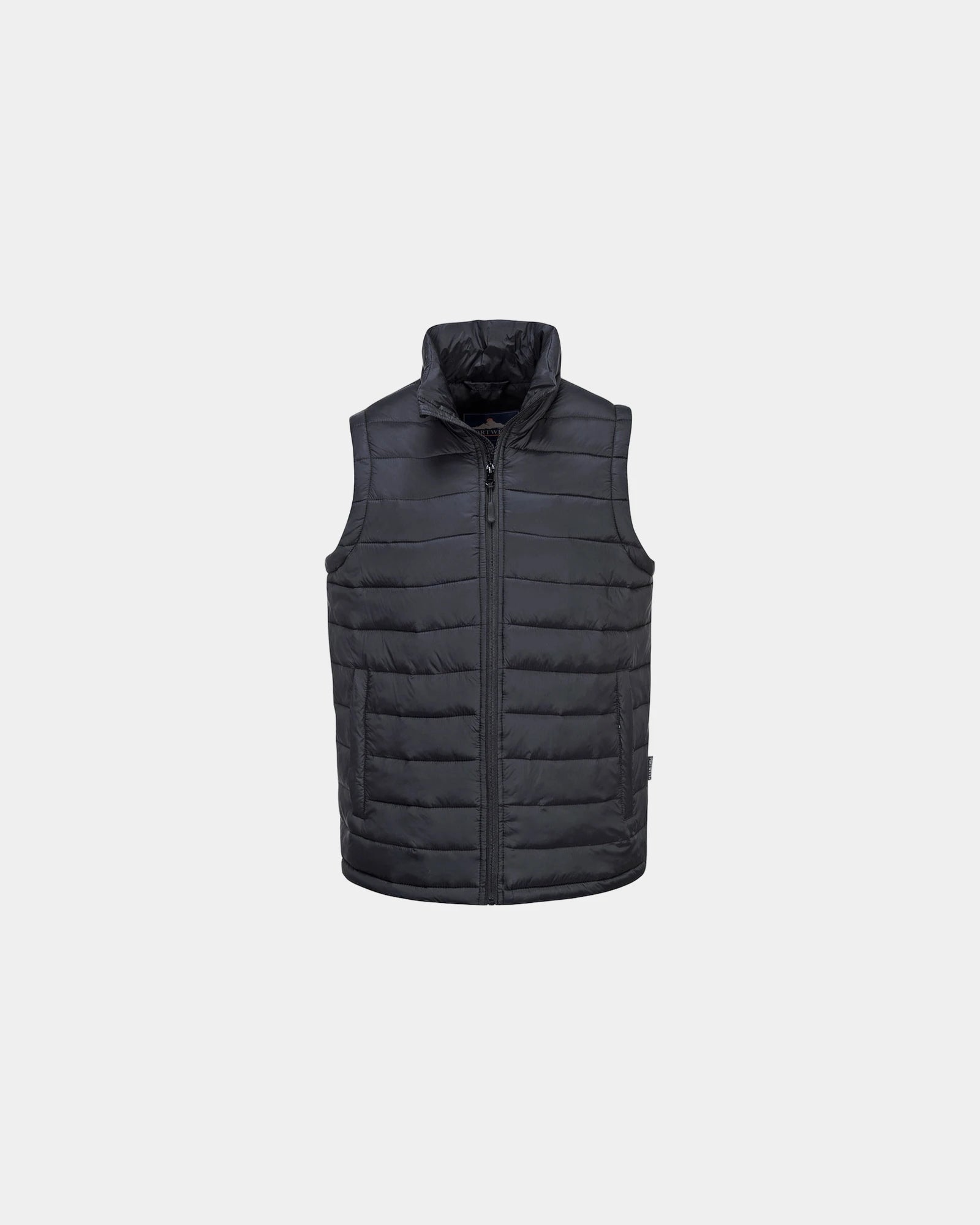 Gilet matelassé Insulatex à personnaliser - Noir-Bleu Ciel