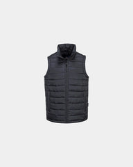 Gilet matelassé Insulatex à personnaliser - Noir-Bleu Ciel