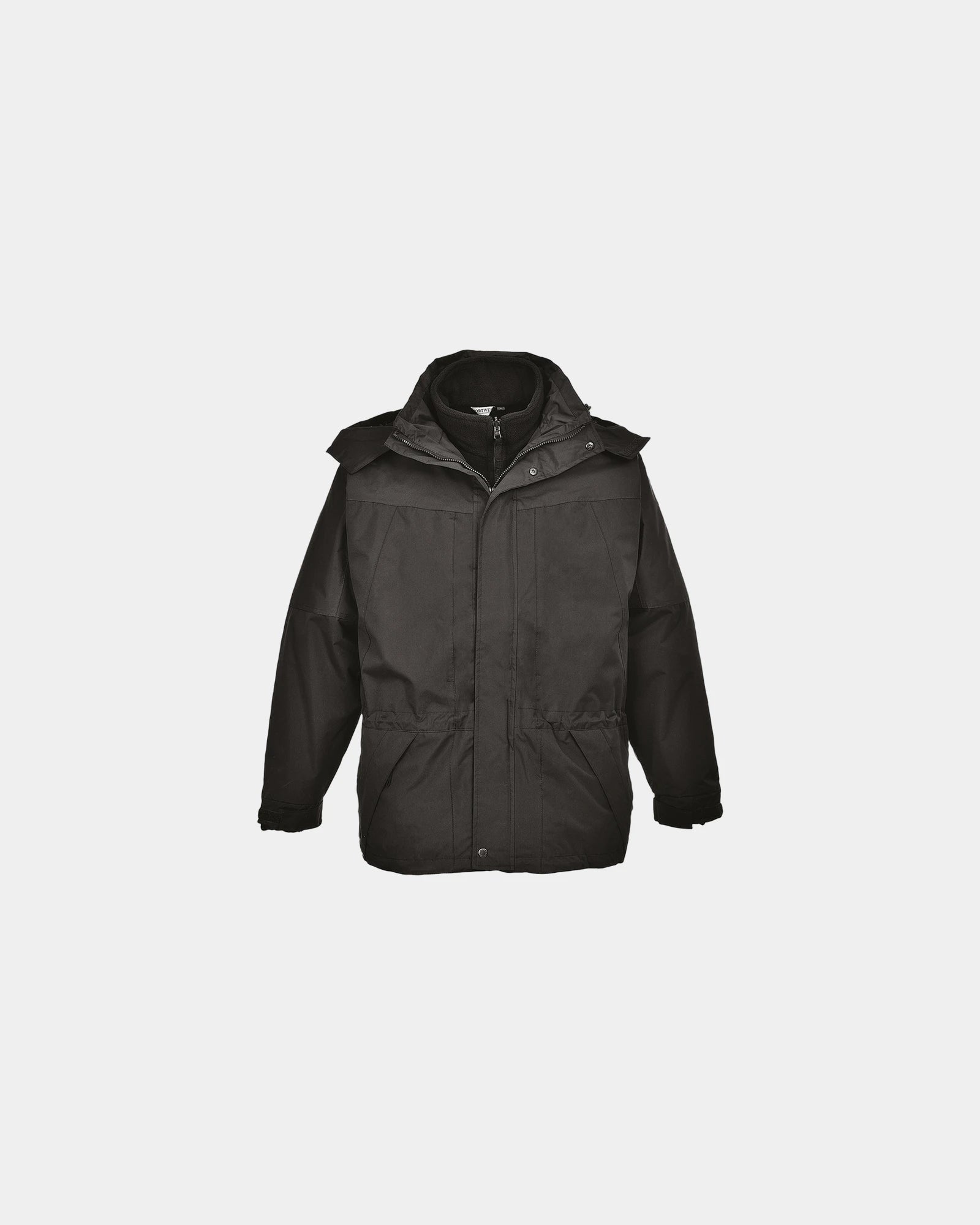 Parka homme imperméable Aviemore à personnaliser - Noir-Bleu Ciel