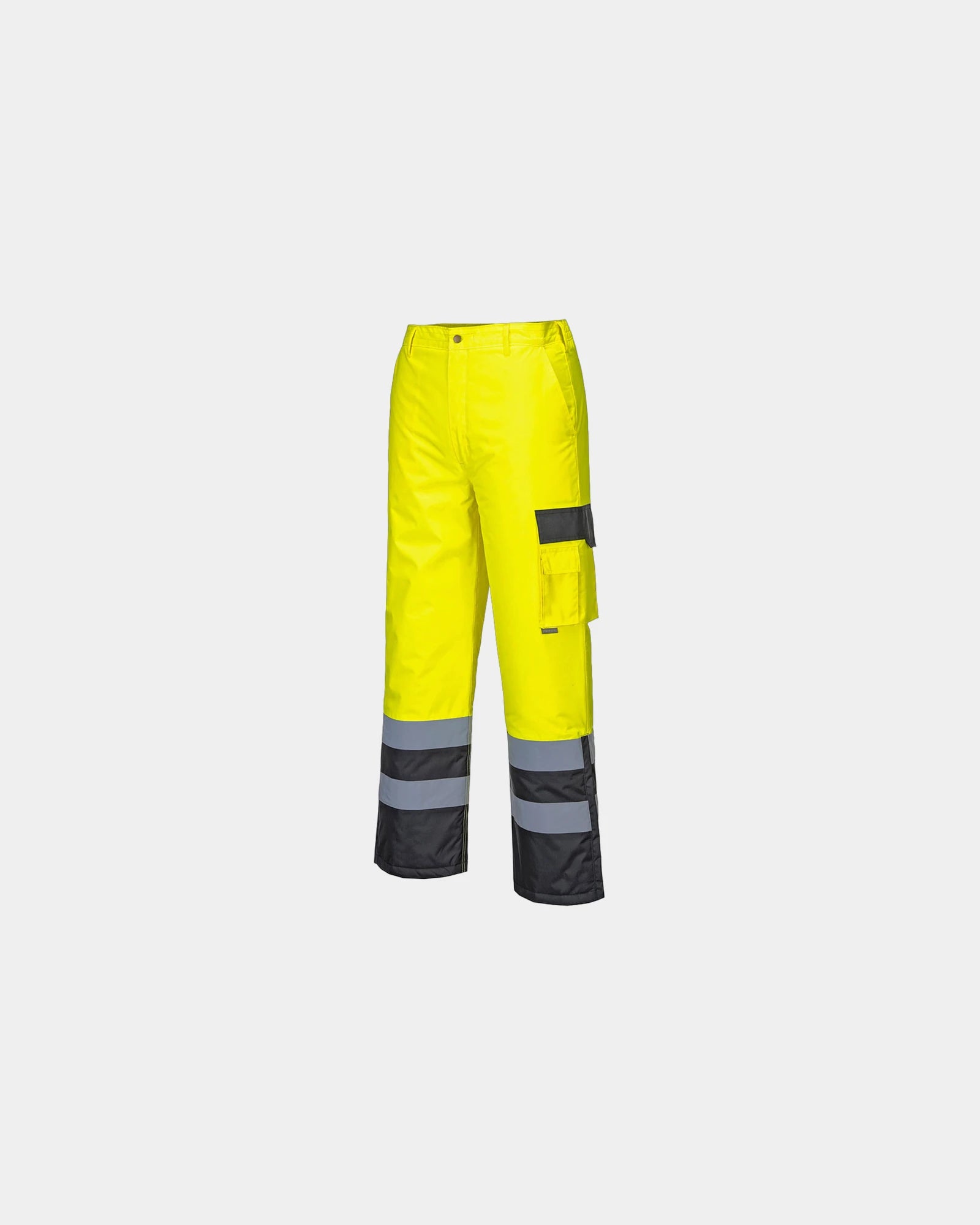 Pantalon contraste à personnaliser - Jaune-Noir