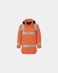 Veste de pluie hi-vis à personnaliser - Orange