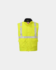 Bodywarmer haute visibilité à personnaliser - Jaune