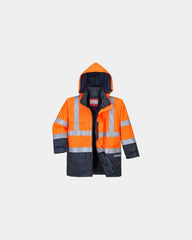 Parka Multi-risques HV Bizflame à personnaliser - Orange