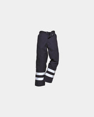 Pantalon polycoton Ballistic à personnaliser - Noir-Bleu Ciel