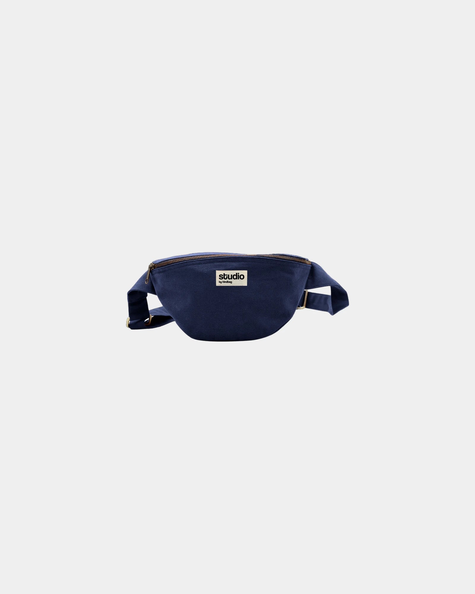 Sac banane coton bio Hindbag Valentine à personnaliser - Navy