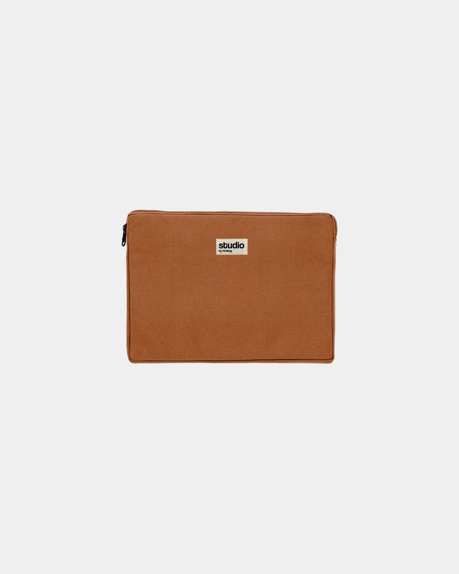 Housse ordinateur coton bio Hindbag Léo 15" à personnaliser - Copper