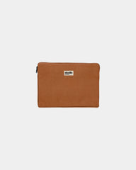 Housse ordinateur coton bio Hindbag Léo 15" à personnaliser - Copper