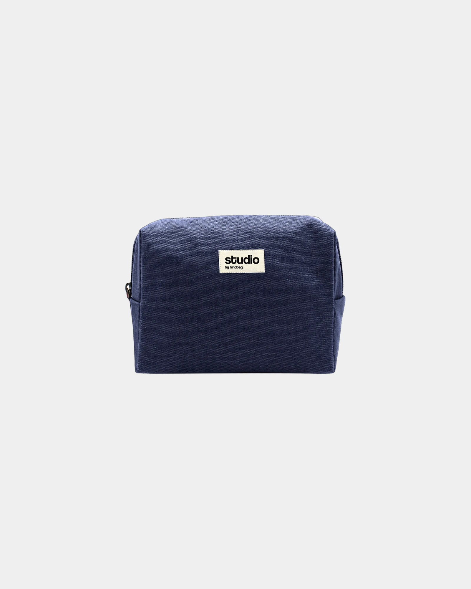 Trousse coton bio GOTS Hindbag Estelle M à personnaliser - Navy