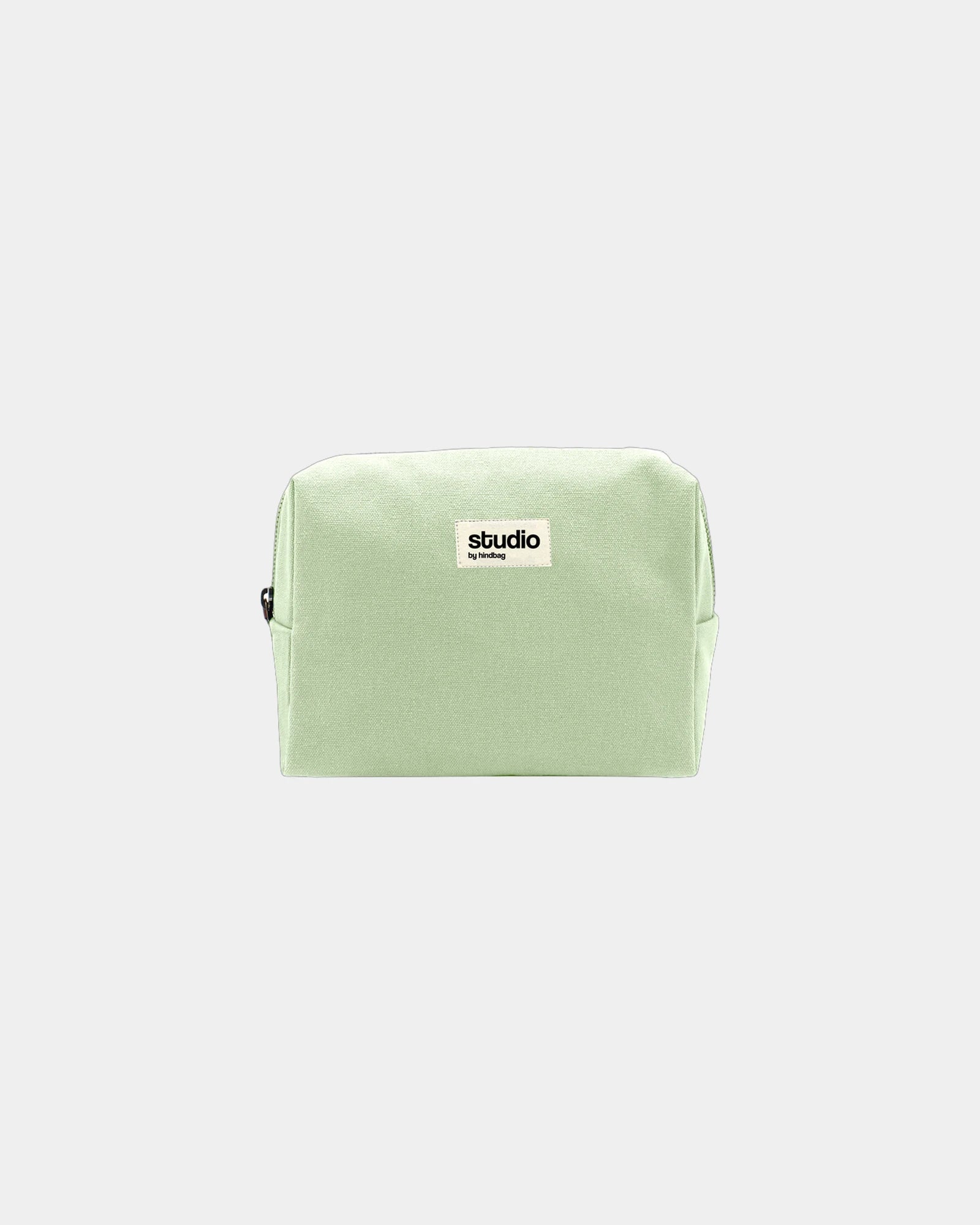 Trousse coton bio GOTS Hindbag Estelle M à personnaliser - Mint