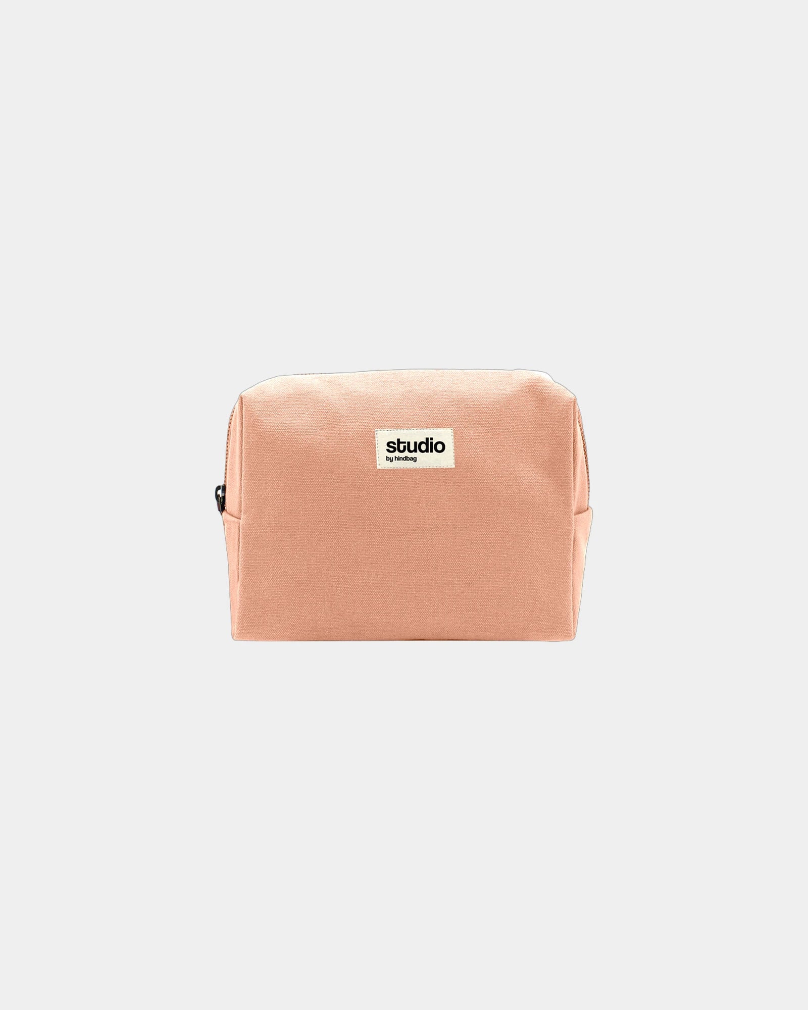 Trousse coton bio GOTS Hindbag Estelle M à personnaliser - Salmon