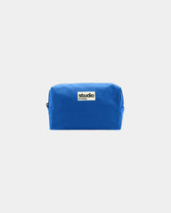 Trousse coton bio Hindbag Estelle S à personnaliser - Royal Blue