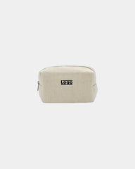Trousse coton bio Hindbag Estelle S à personnaliser - Jute