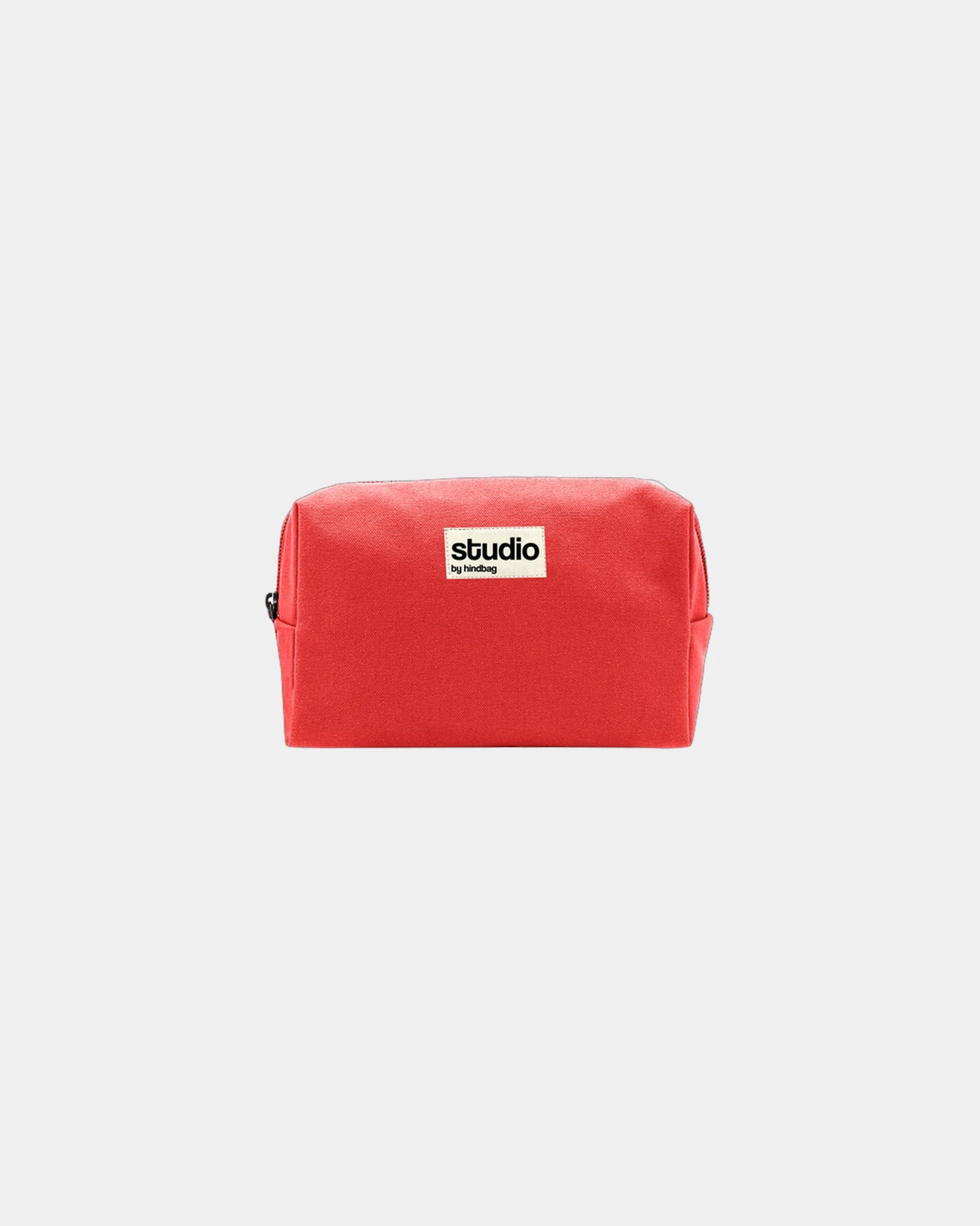 Trousse coton bio Hindbag Estelle S à personnaliser - Red