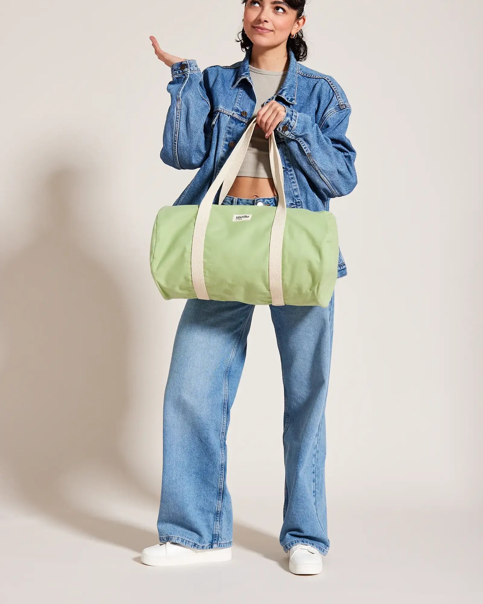 Sac polochon coton bio Hindbag Sam à personnaliser - 20