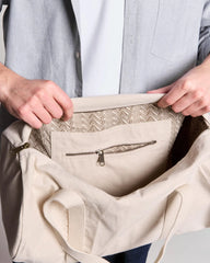 Sac polochon coton bio Hindbag Sam à personnaliser - 1