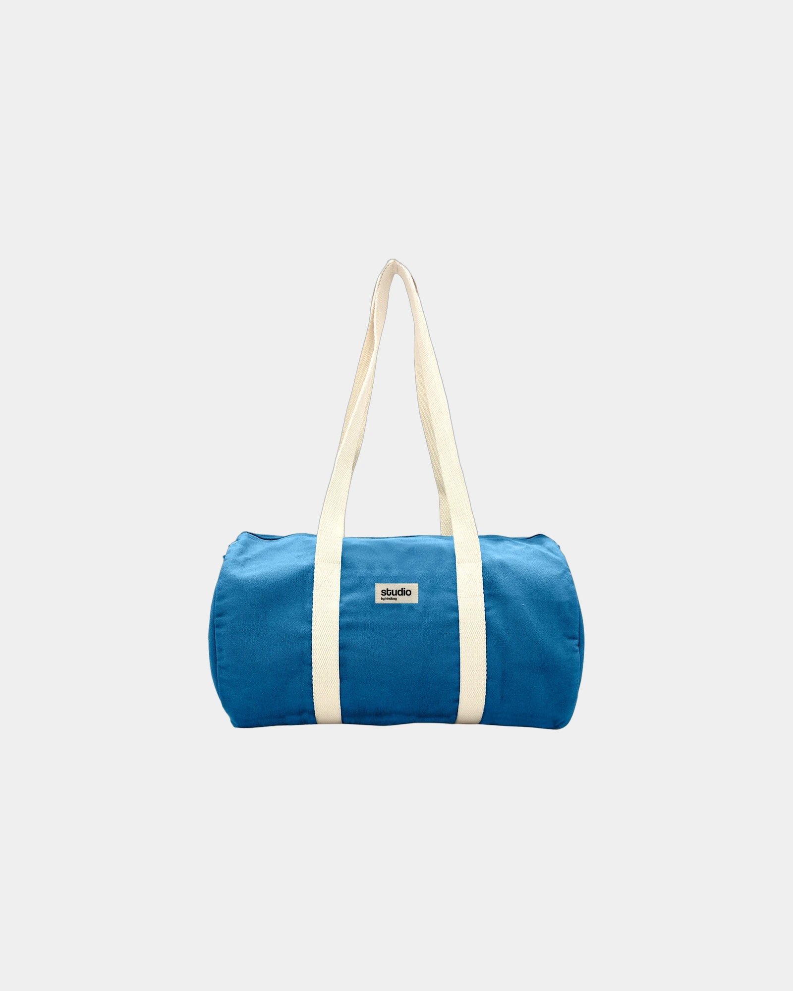 Sac polochon coton bio Hindbag Sam à personnaliser - Royal Blue