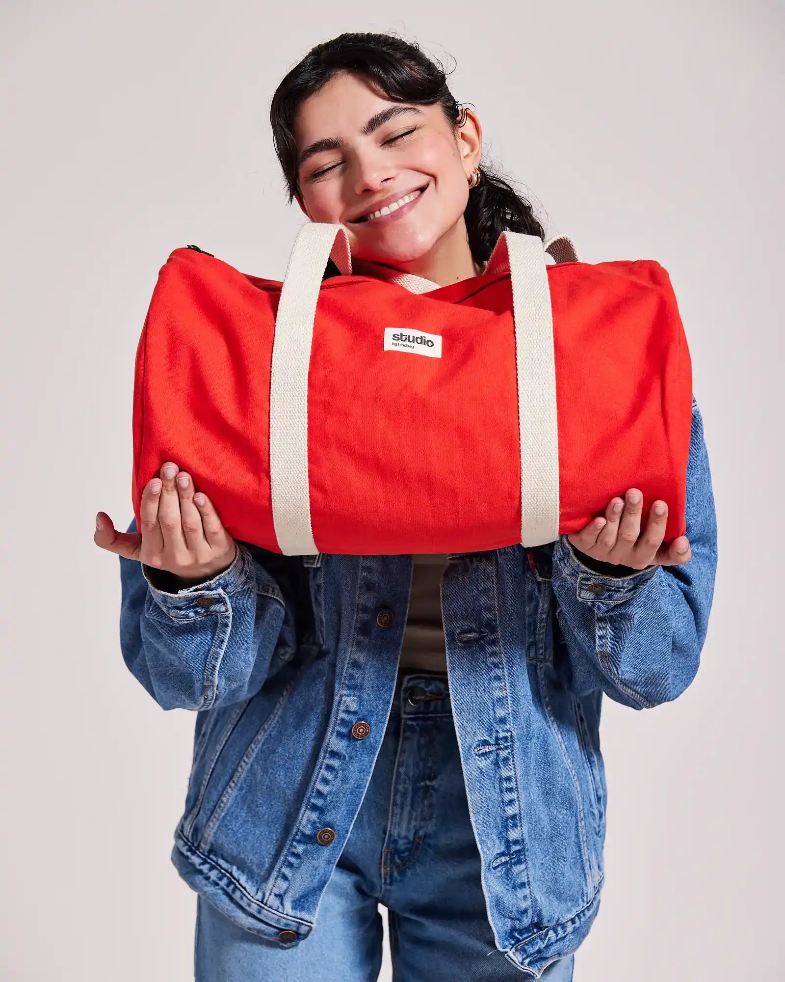 Sac polochon coton bio Hindbag Sam à personnaliser - 14