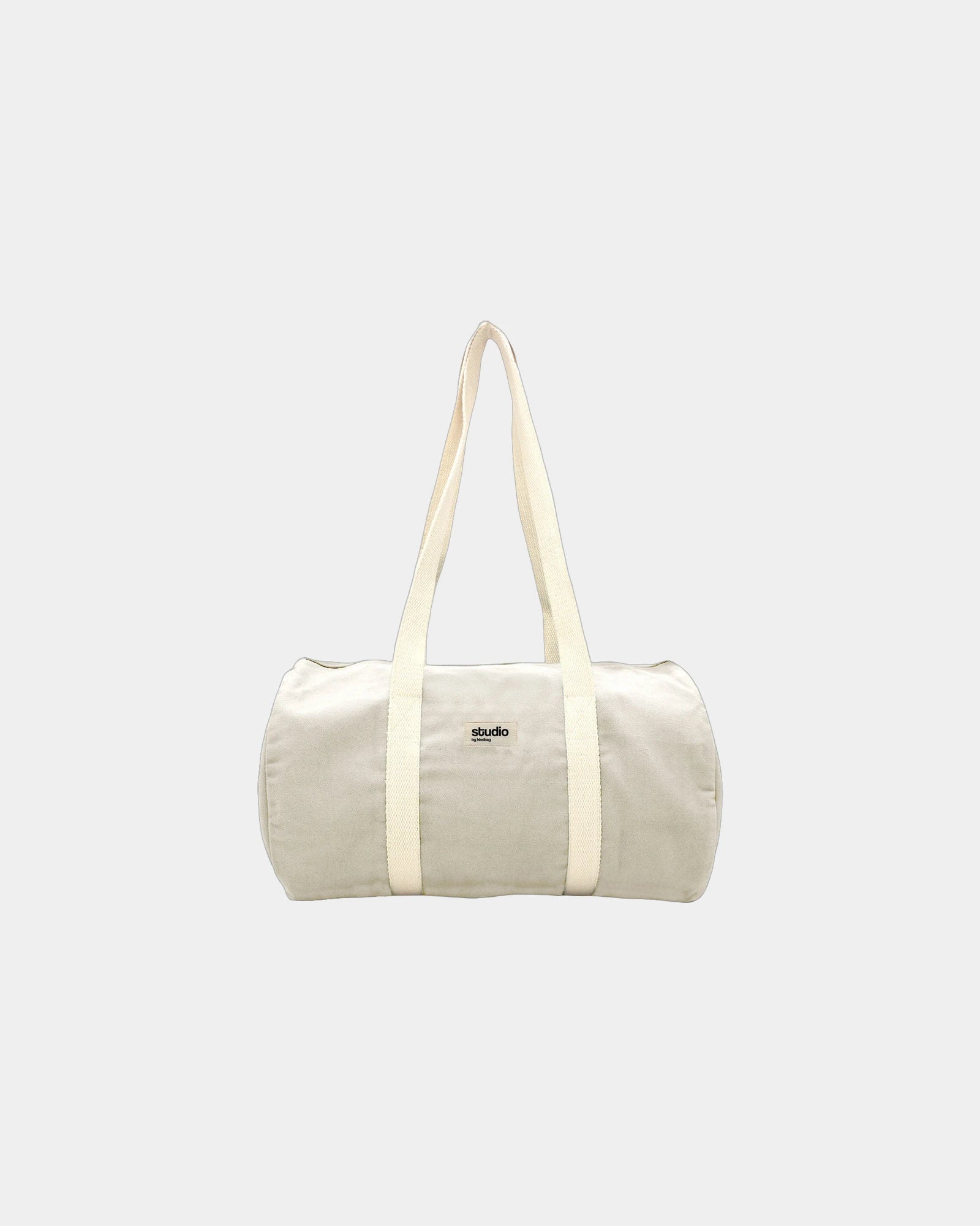 Sac polochon coton bio Hindbag Sam à personnaliser - Ecru
