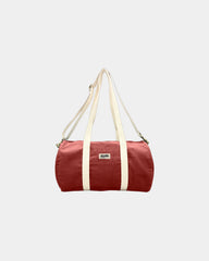 Sac polochon coton bio Hindbag Sam à personnaliser - Brick Red
