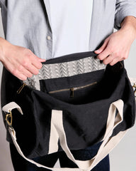 Sac polochon coton bio Hindbag Sam à personnaliser - 3
