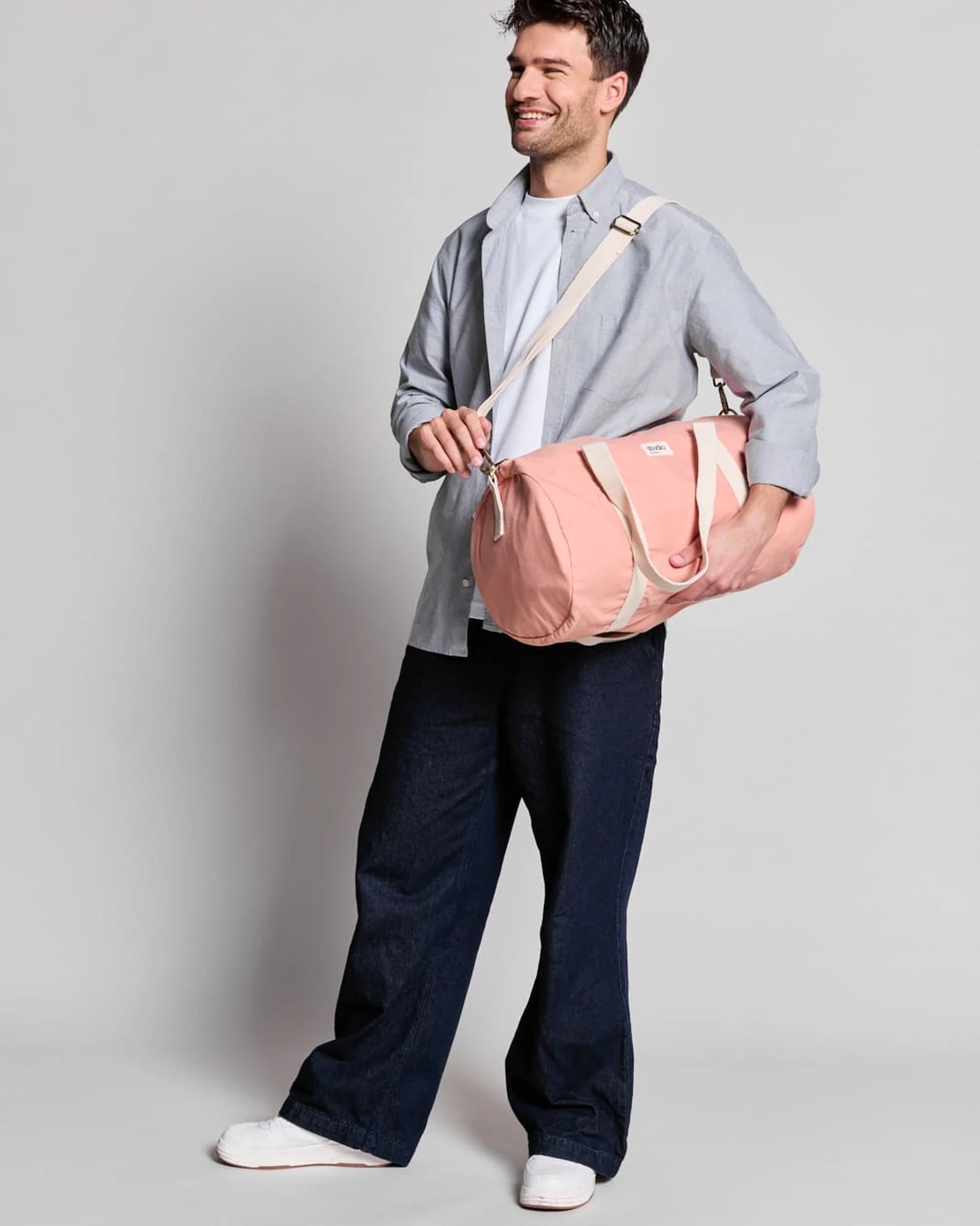 Sac polochon coton bio Hindbag Sam à personnaliser - 24