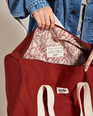 Sac polochon coton bio Hindbag Sam à personnaliser - 15