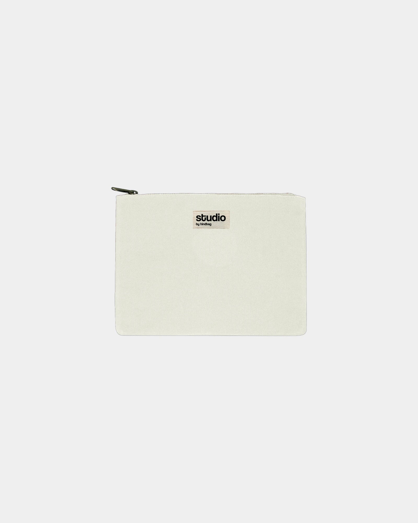Pochette coton bio GOTS Hindbag Colette M à personnaliser - Ecru