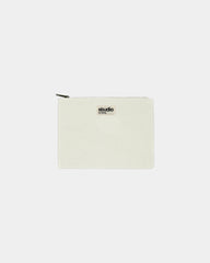 Pochette coton bio GOTS Hindbag Colette M à personnaliser - Ecru