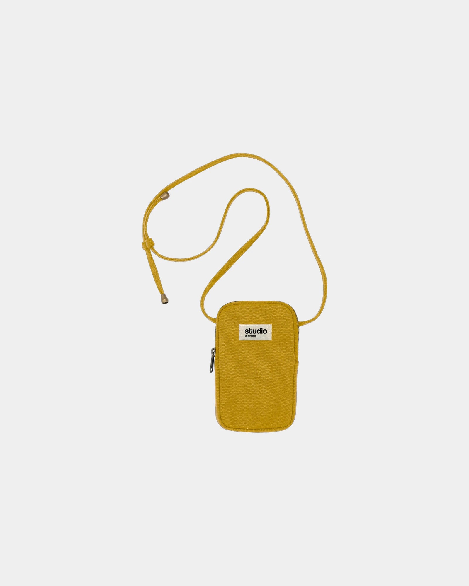 Housse smartphone coton bio Hindbag Théo à personnaliser - Ochre