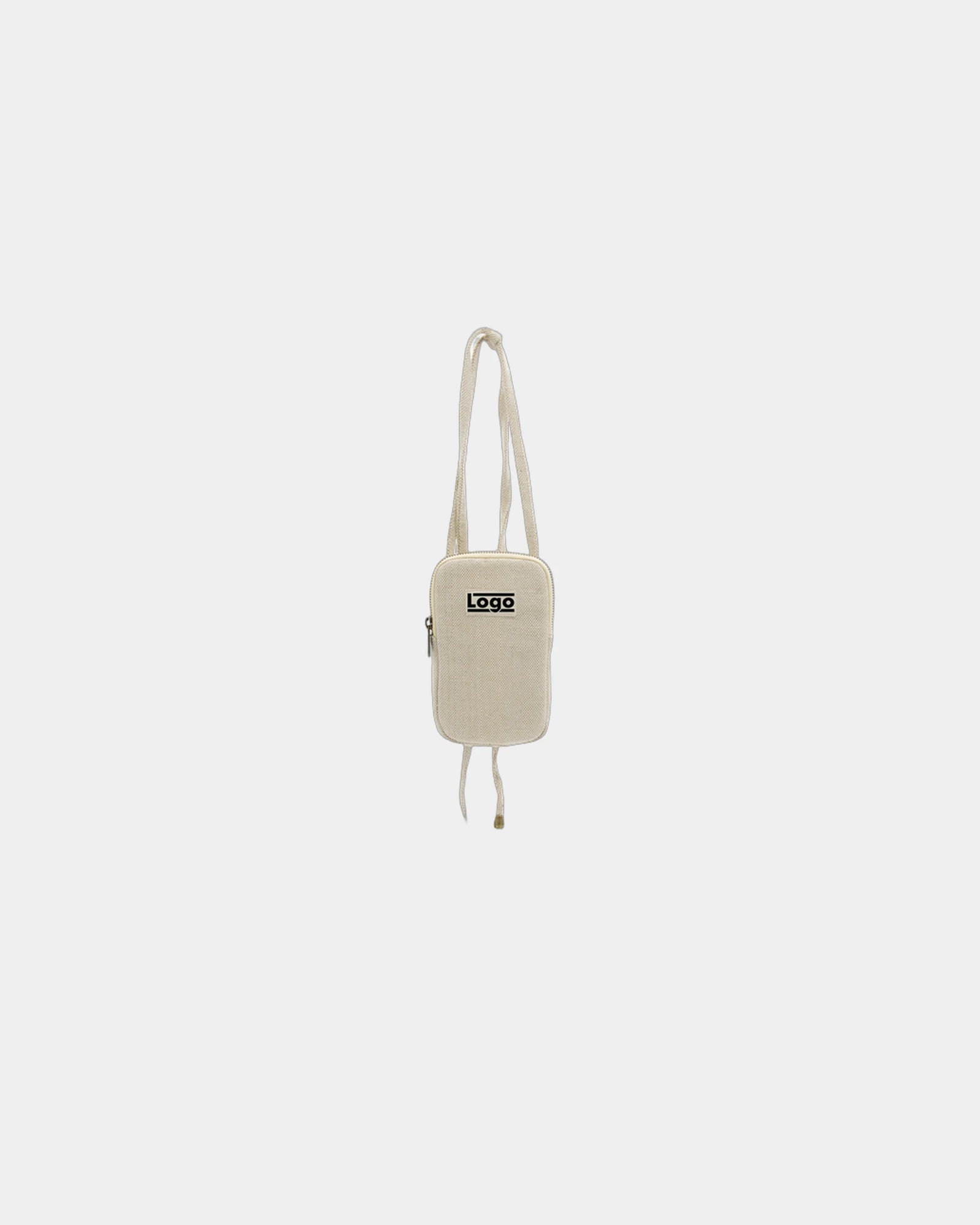 Housse smartphone coton bio Hindbag Théo à personnaliser - Jute